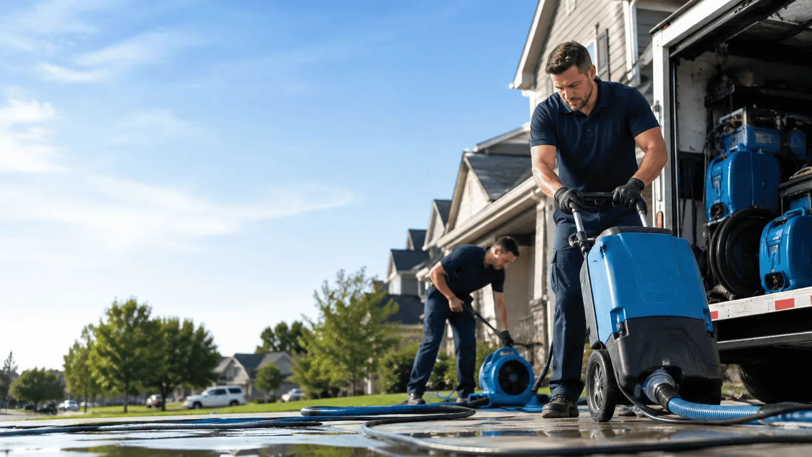 Dehumidification being performed in Mcconnelsville, OH